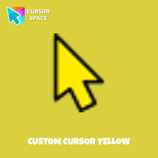 Custom Cursor Yellow